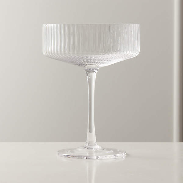Eve Coupe Modern Cocktail Glass + Reviews | CB2