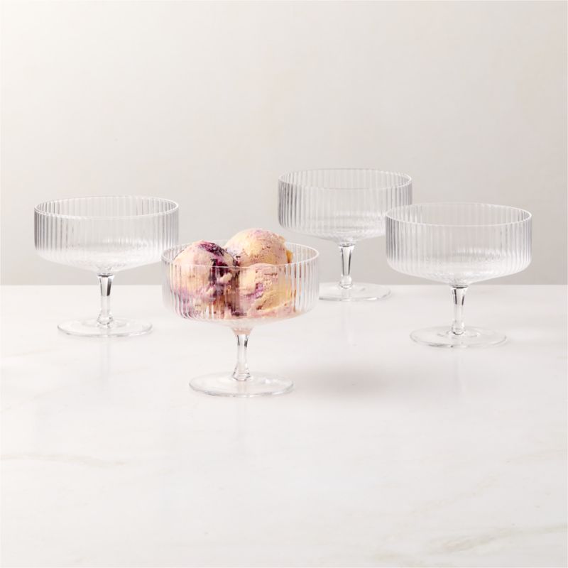 View Eve Coupe Dessert Glass Set of 4 details