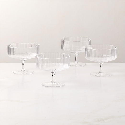 Eve Coupe Dessert Glass Set of 4