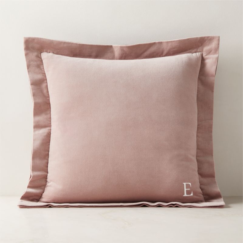 Evie Orchid Mauve Velvet Throw Pillow with Down-Alternative Insert 20" - image 1 of 5