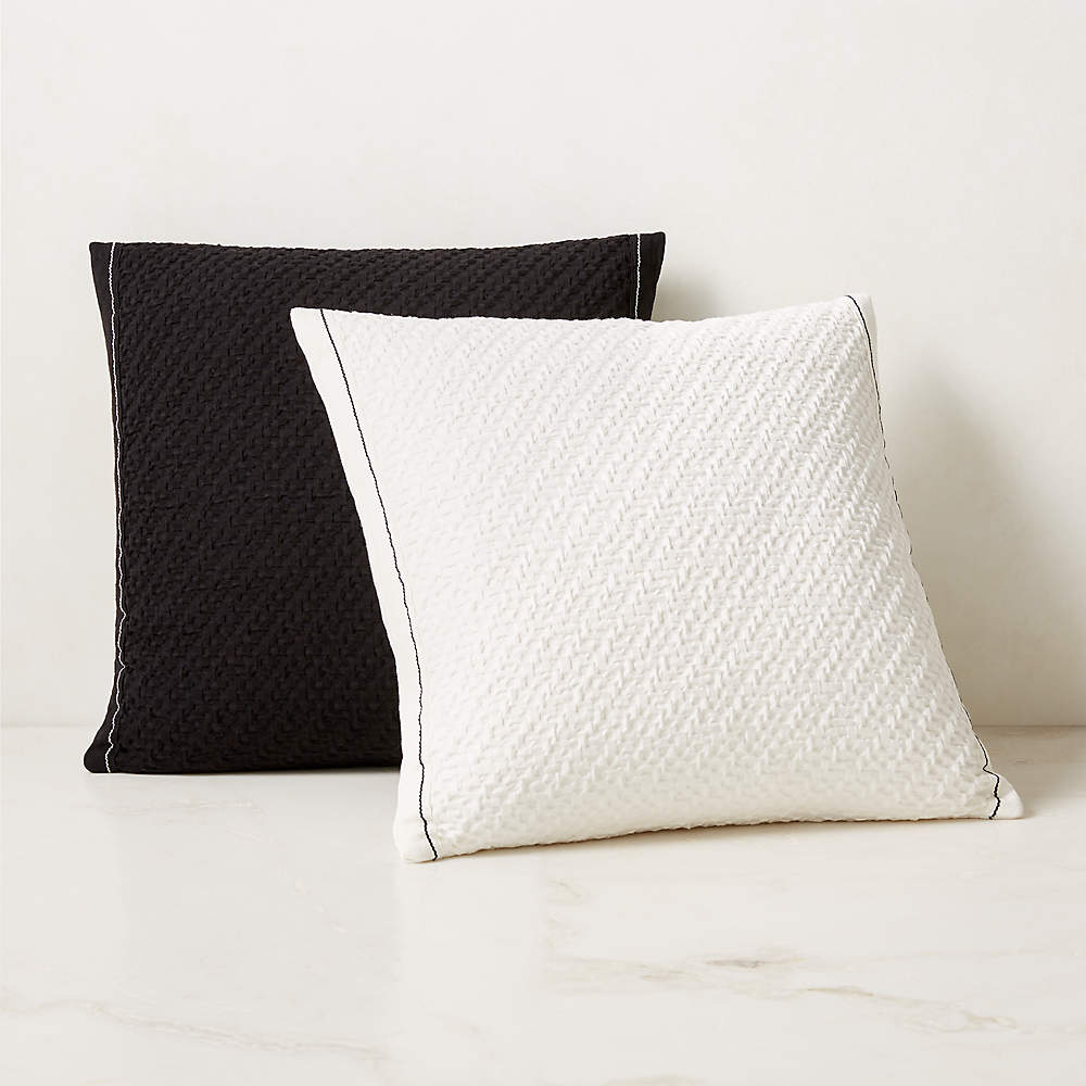 Cb2 pillows best sale and throws