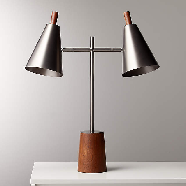 dual light table lamp