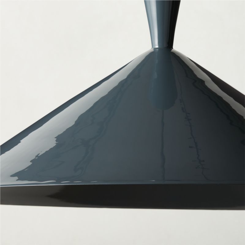 Exposior Midnight Blue Pendant Light Model 018 24.75" by Paul McCobb - image 3 of 4