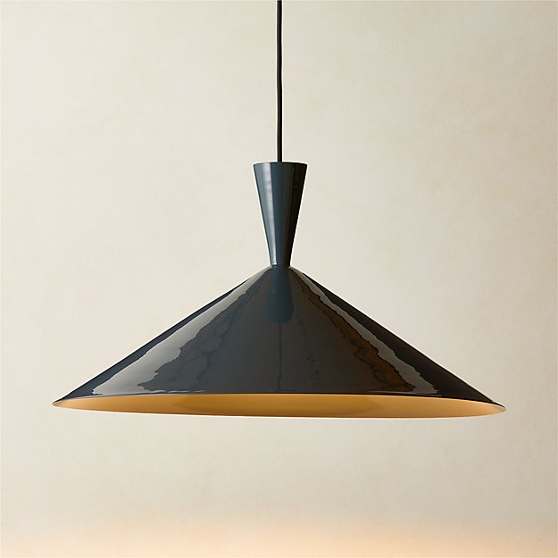 Exposior Midnight Blue Pendant Light Model 018 24.75
