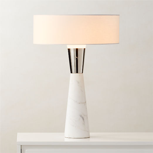 Exposior Marble Table Lamp Model 2011 by Paul McCobb