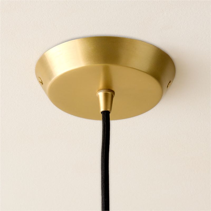 Exposior Polished Brass Pendant Light Model 018 16.75" by Paul McCobb - image 3 of 9