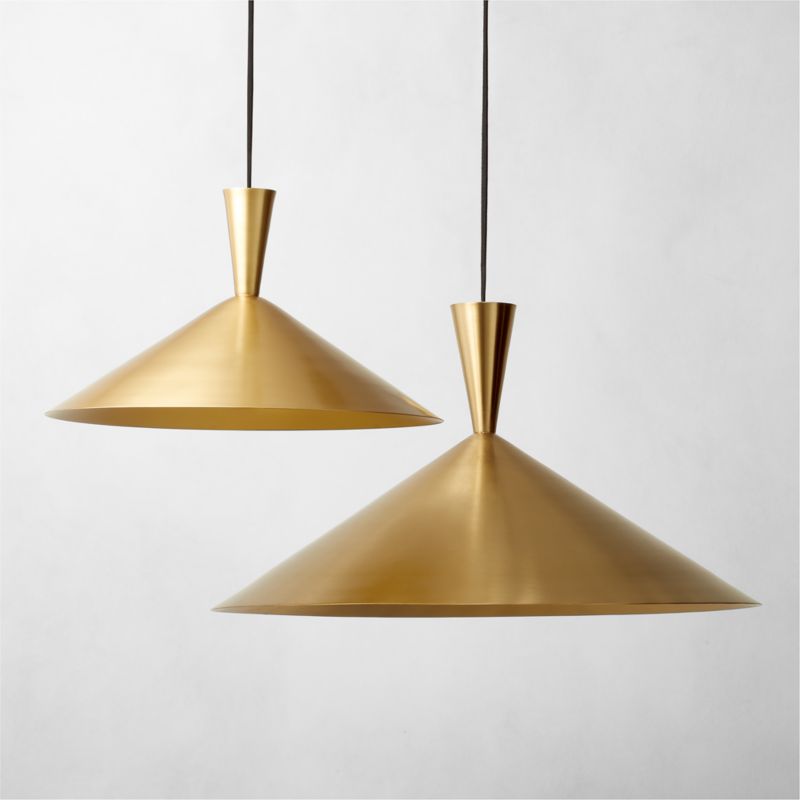 Exposior Brass Pendant Light Model 018 24.75" by Paul McCobb - image 4 of 9