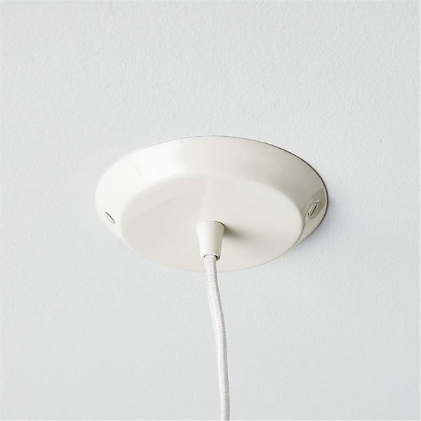 Exposior White Pendant Light Model 018 24.75 by Paul McCobb + Reviews