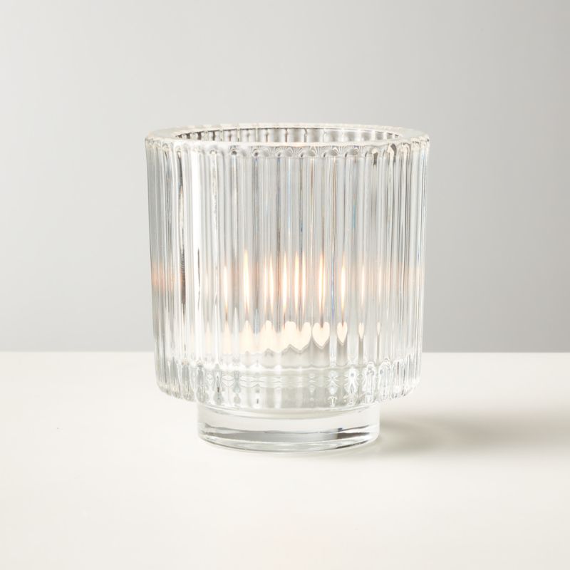 View Ezra Glass Tealight Candle Holder details