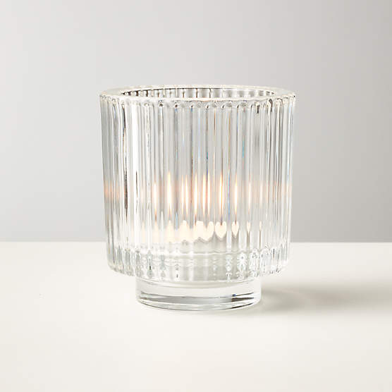 Ezra Glass Tealight Candle Holder