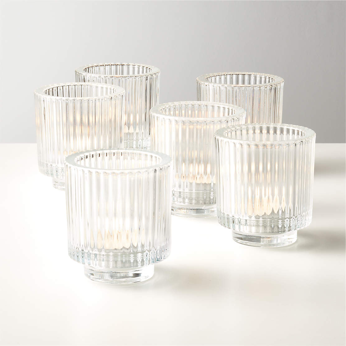 Dina Fluted Glass Vase + Reviews CB2 Canada