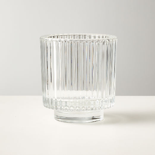 Ezra Glass Tealight Candle Holder