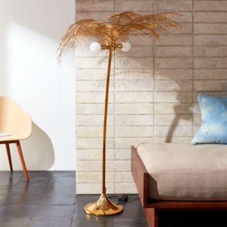 Ocean Palm Tree Floor Lamp Reviews Cb2