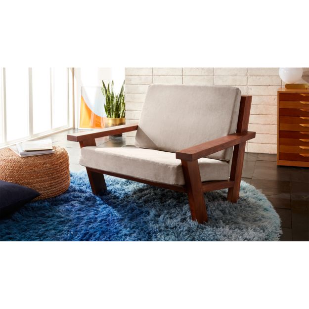 Studio Wooden Lounge Chair CB2