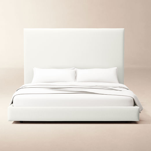 Facade Upholstered Bed with 60" Headboard