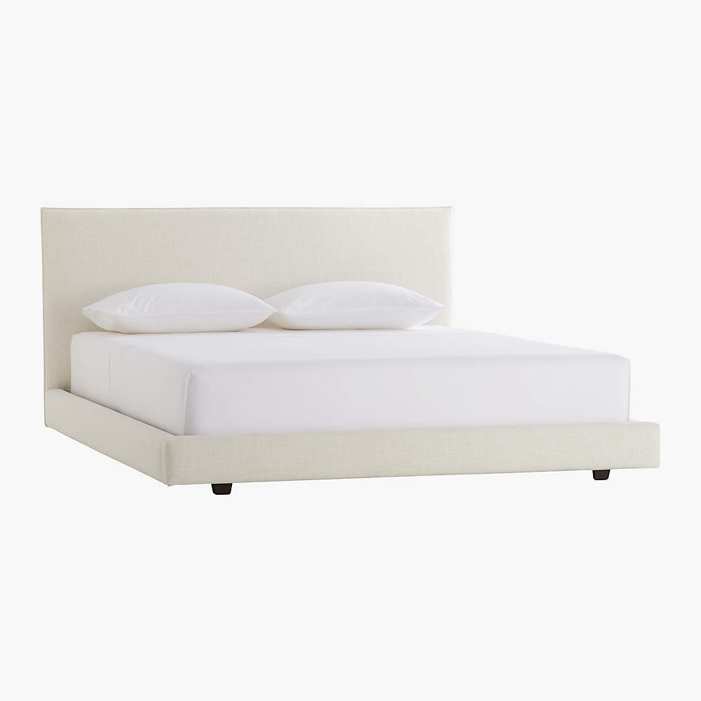 Cb2 white deals bed