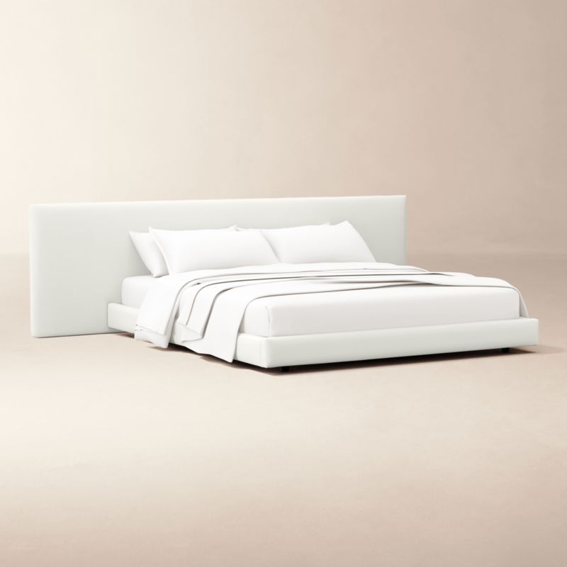 Facade Upholstered Extended King Bed - image 4 of 7