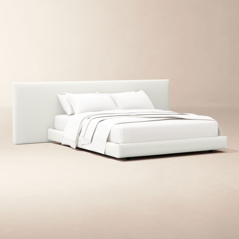 Facade Upholstered Extended Queen Bed - image 3 of 6