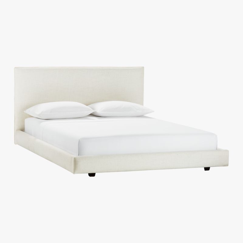 Facade Soft White Upholstered Full Bed - image 3 of 9