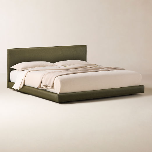 Facade Leather King Bed