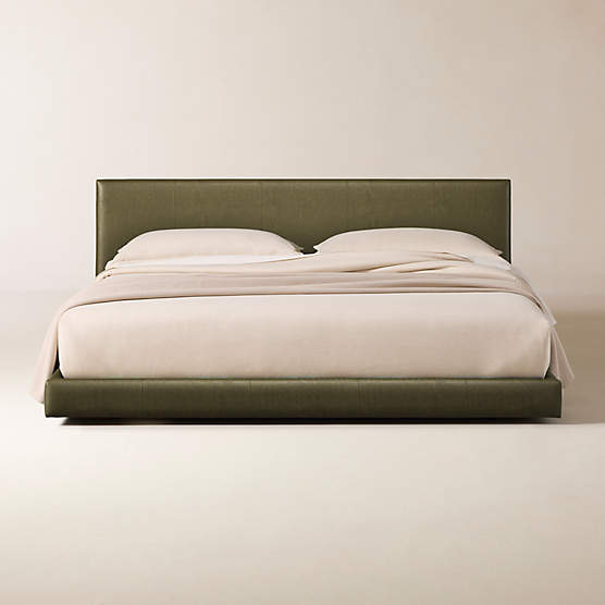 Facade Leather King Bed
