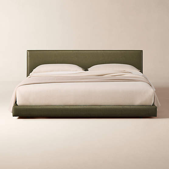 Facade Leather King Bed