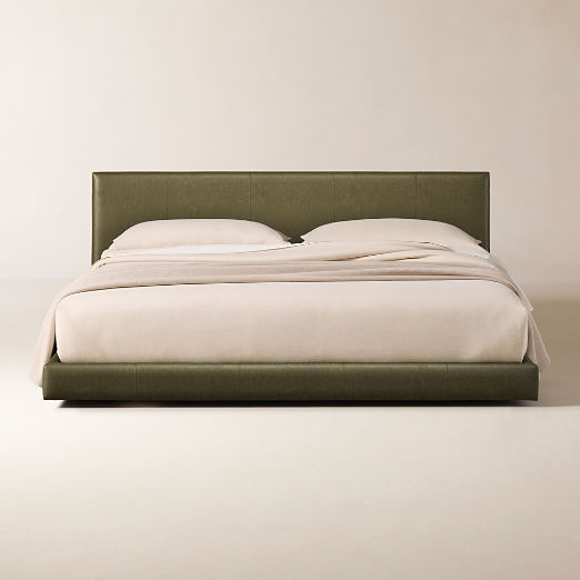 Facade Leather King Bed