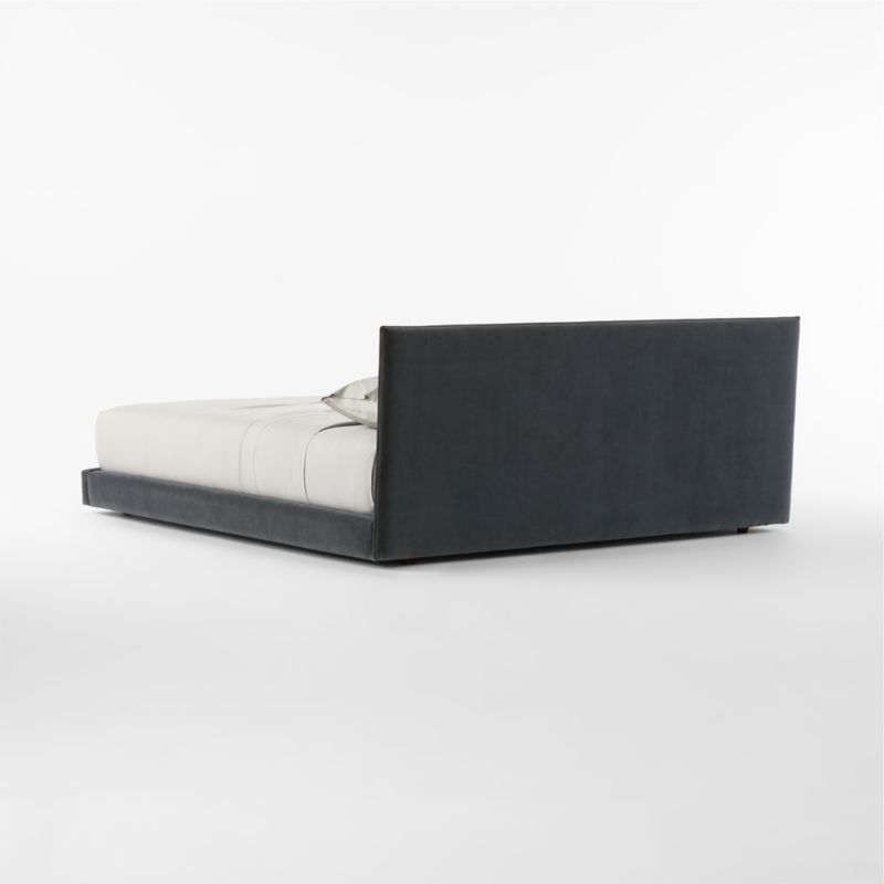 Façade Modern Shadow Velvet King Bed + Reviews | CB2