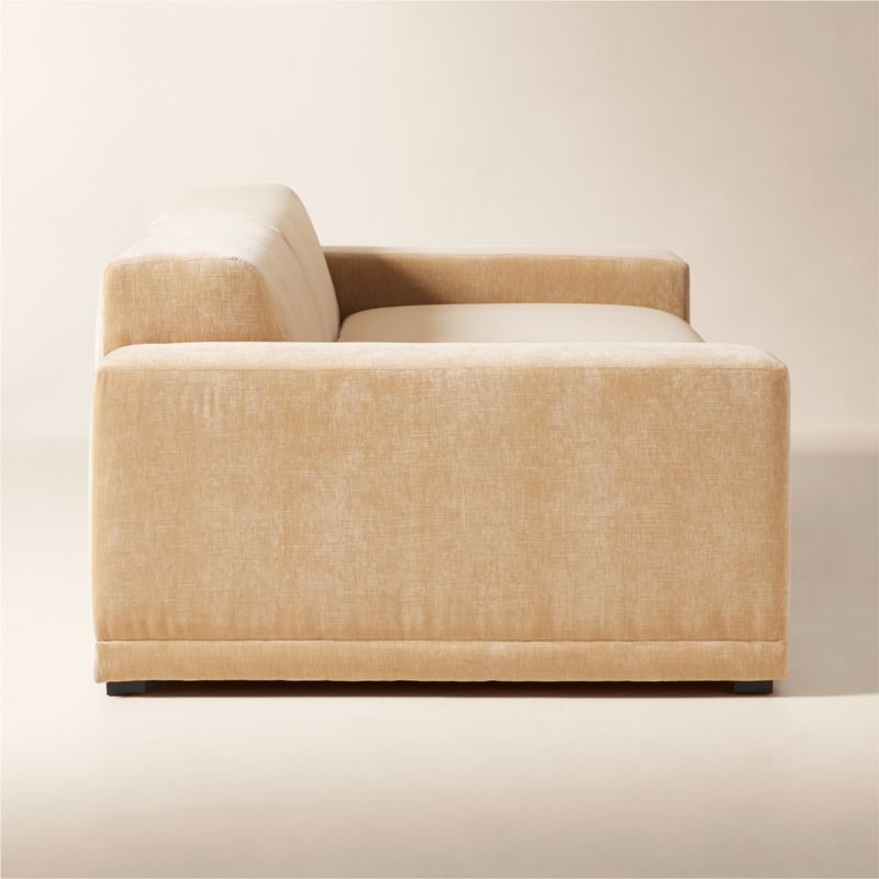 Faible 2-Piece Wheat Performance Chenille Deep Depth Sectional Sofa - image 3 of 8