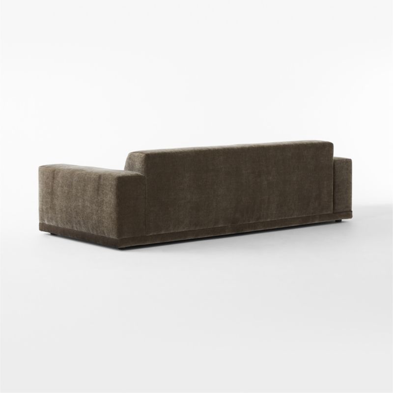 Faible 100" Grey Performance Velvet Sofa - image 7 of 8