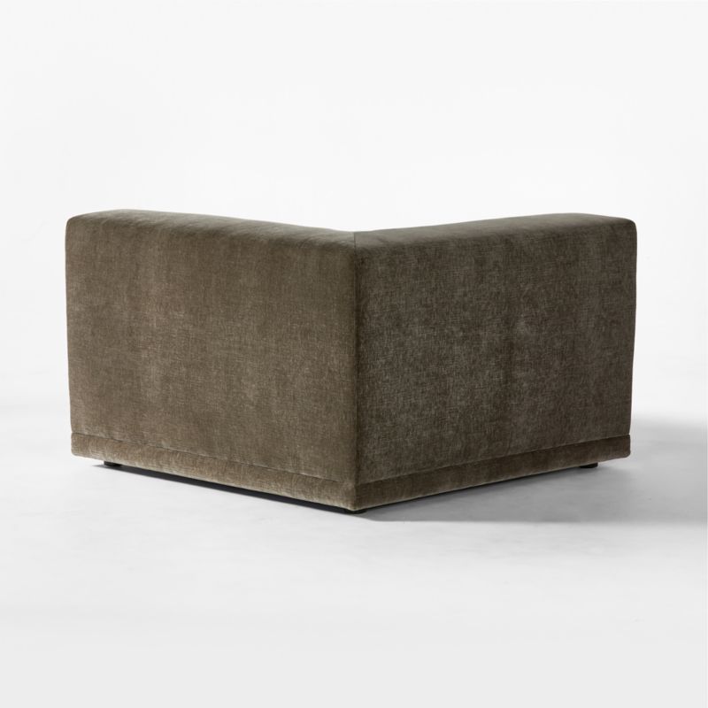 Faible Grey Performance Velvet Corner Chair - image 7 of 9