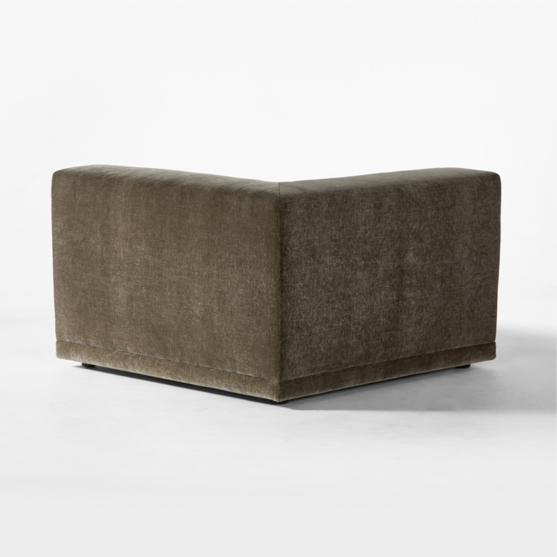 Faible Grey Performance Velvet Deep Depth Corner Chair - image 5 of 8