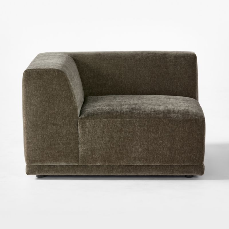 Faible Grey Performance Velvet Corner Chair - image 6 of 9