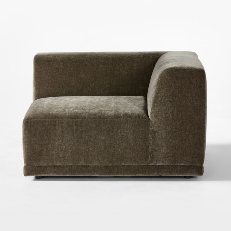 Faible Grey Performance Velvet Corner Chair - image 4 of 9