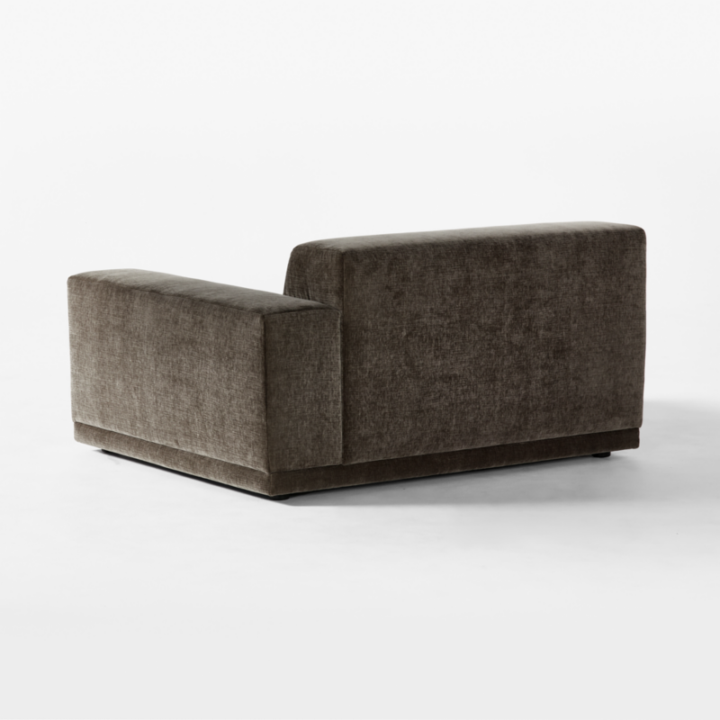 Faible Grey Performance Velvet Deep Depth Right-Arm Chair - image 4 of 7
