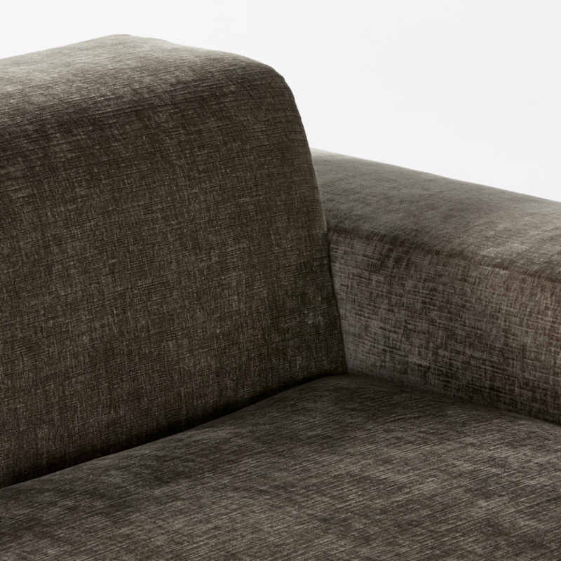 Faible Grey Performance Velvet Deep Depth Right-Arm Chair - image 5 of 7