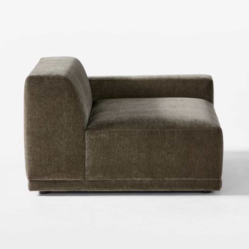 Faible Grey Performance Velvet Right-Arm Chair - image 5 of 8