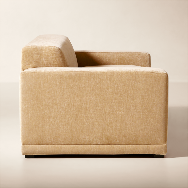 Faible 2-Piece Wheat Performance Chenille Standard Depth Sectional Sofa - image 3 of 10