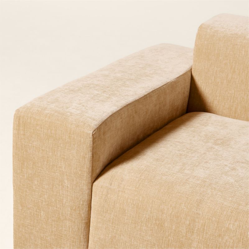 Faible 2-Piece Wheat Performance Chenille Standard Depth Sectional Sofa - image 5 of 7