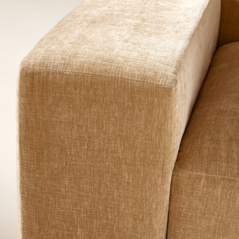 Faible 2-Piece Wheat Performance Chenille Deep Depth Sectional Sofa - image 6 of 10