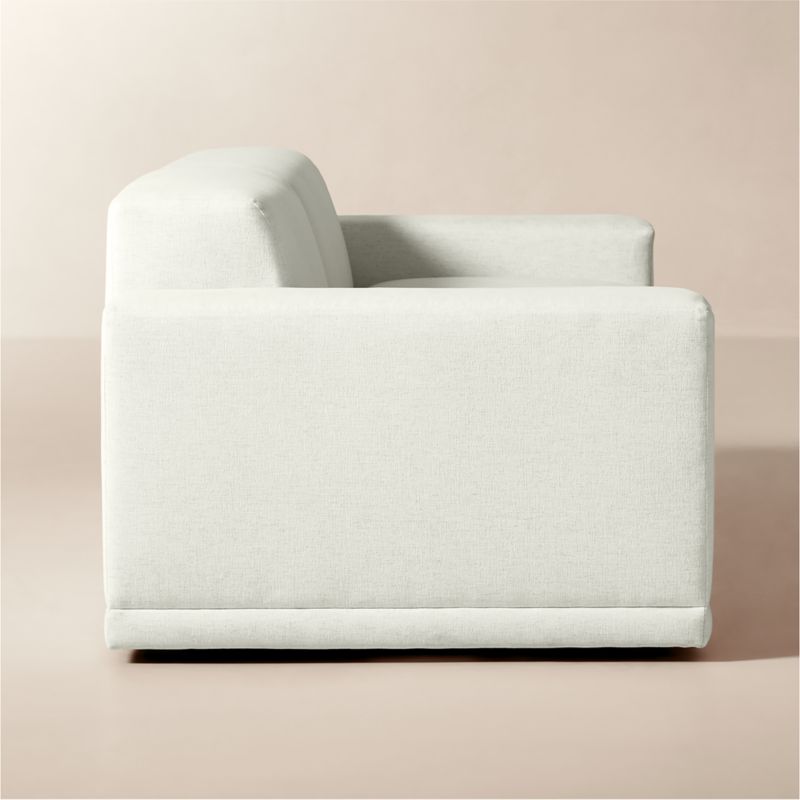 Faible 2-Piece White Performance Fabric Standard Depth Sectional Sofa - image 3 of 7