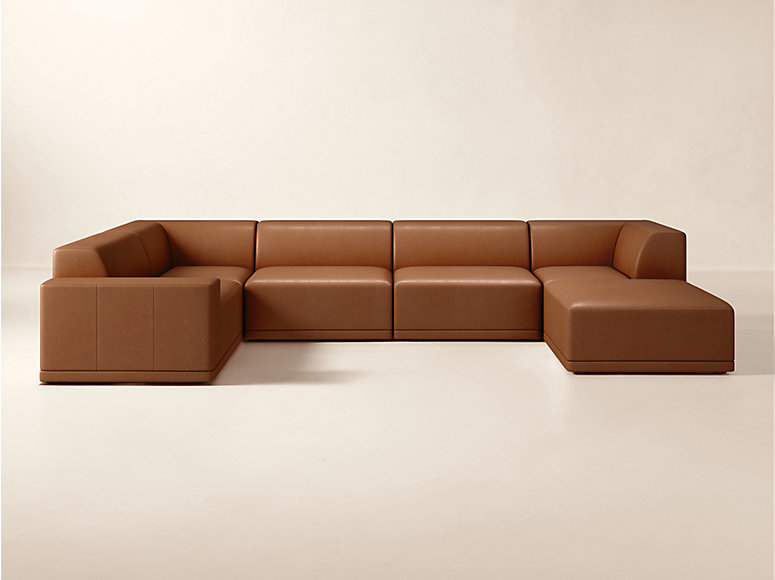 Faible Leather Standard Sectional Collection