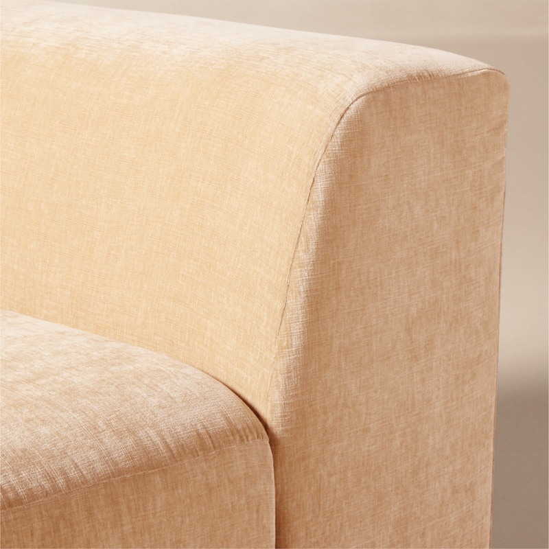 Faible Wheat Performance Chenille Standard Depth Armless Chair - image 4 of 7