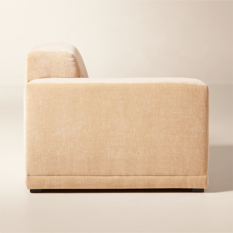 Faible Wheat Performance Chenille Standard Depth Left-Arm Chair - image 3 of 8