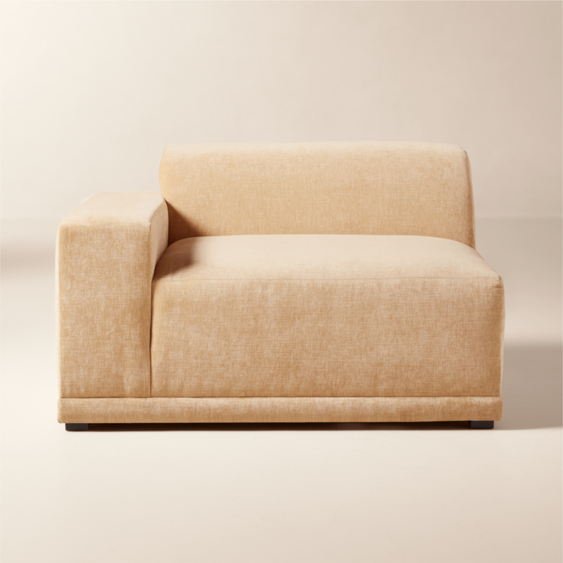 Faible Wheat Performance Chenille Standard Depth Left-Arm Chair - image 0 of 8