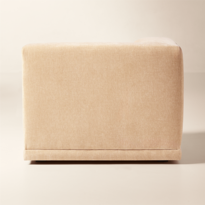 Faible Standard Depth Wheat Performance Chenille Corner Chair - image 3 of 8