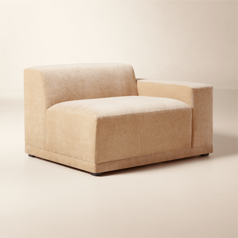 Faible Wheat Performance Chenille Standard Depth Right-Arm Chair - image 2 of 8