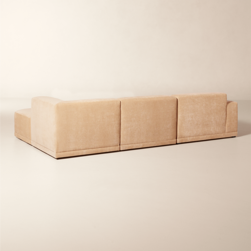 Faible 4-Piece Modular Left-Arm Wheat Performance Chenille Standard Depth Sectional Sofa - image 5 of 13