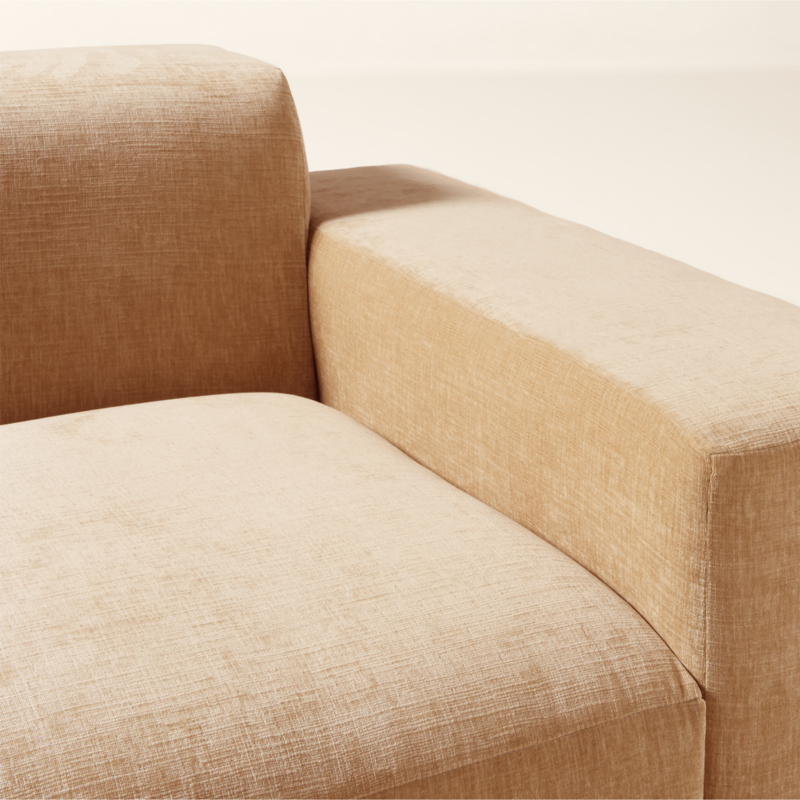 Faible 6-Piece Modular Right-Arm Wheat Performance Chenille Standard Depth Sectional Sofa - image 6 of 13