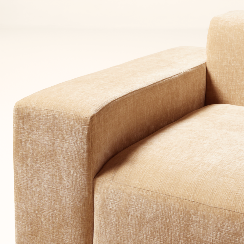 Faible 6-Piece Modular Left-Arm Wheat Performance Chenille Standard Depth Sectional Sofa - image 6 of 13